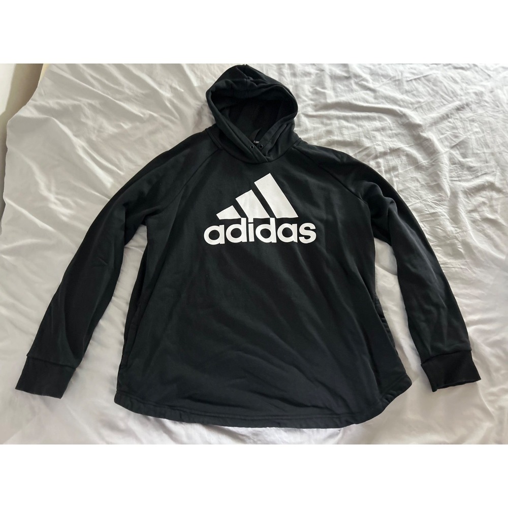 Adidas I Am Sport Game Day Or Any Day Hoodie Size 2XL Black Printed Logo READ